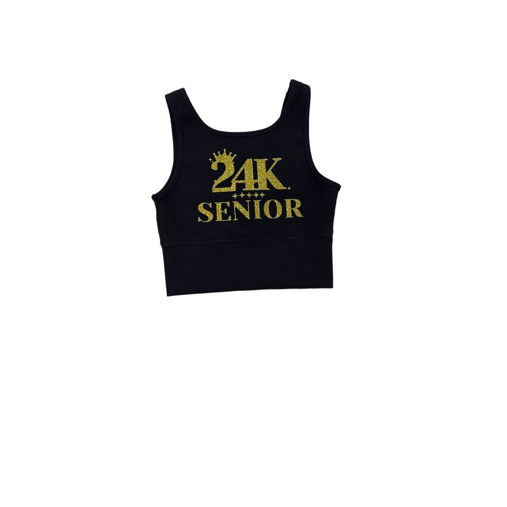 Lululemon Black Crop Top Women’s Size 6